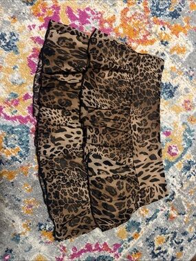 LA Hearts (PacSun) Brown and Black Leopard Print Mini Skirt